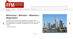 Desktop Screenshot of ffm.de